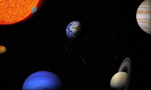 Alcuni pianeti nello spazio
