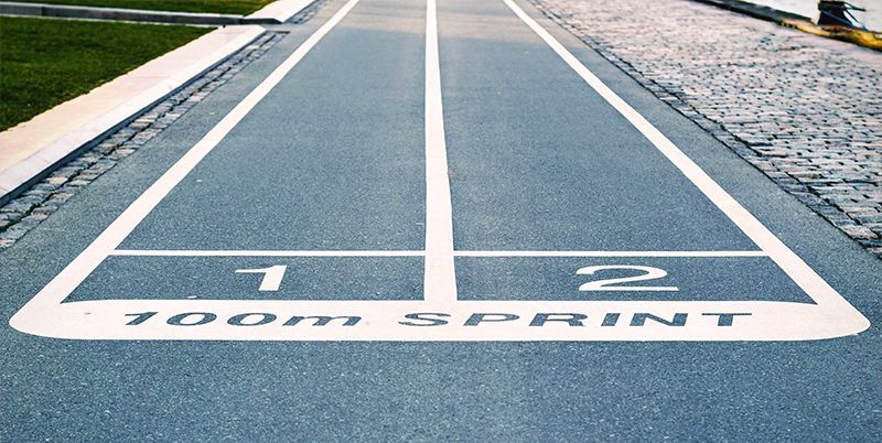 Strada da competizione sprint